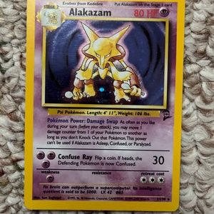 Alakazam Pokémon trading card